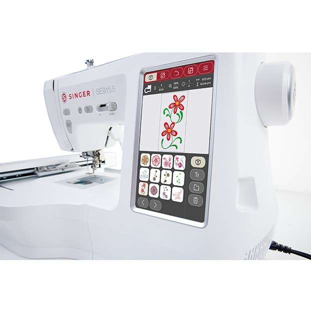 新品 SINGER 胜家SE9155绣花缝纫一体家用全自动可刺绣大屏绣花机