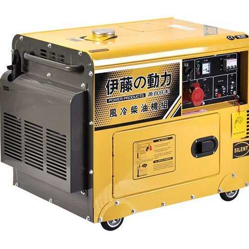 伊藤动力8000W静音柴油发电机YT8100T房车别墅应急电源220V380V