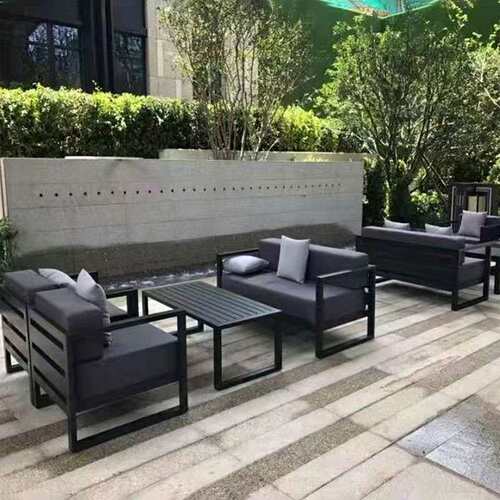 户外庭院休闲防水 沙发休闲咖啡厅室外露天阳台花园露台铸 铝桌椅