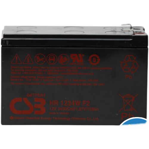 电梯蓄电池 CSB HR1234W F2 UPS不间断电源电池12V34W 电梯配件