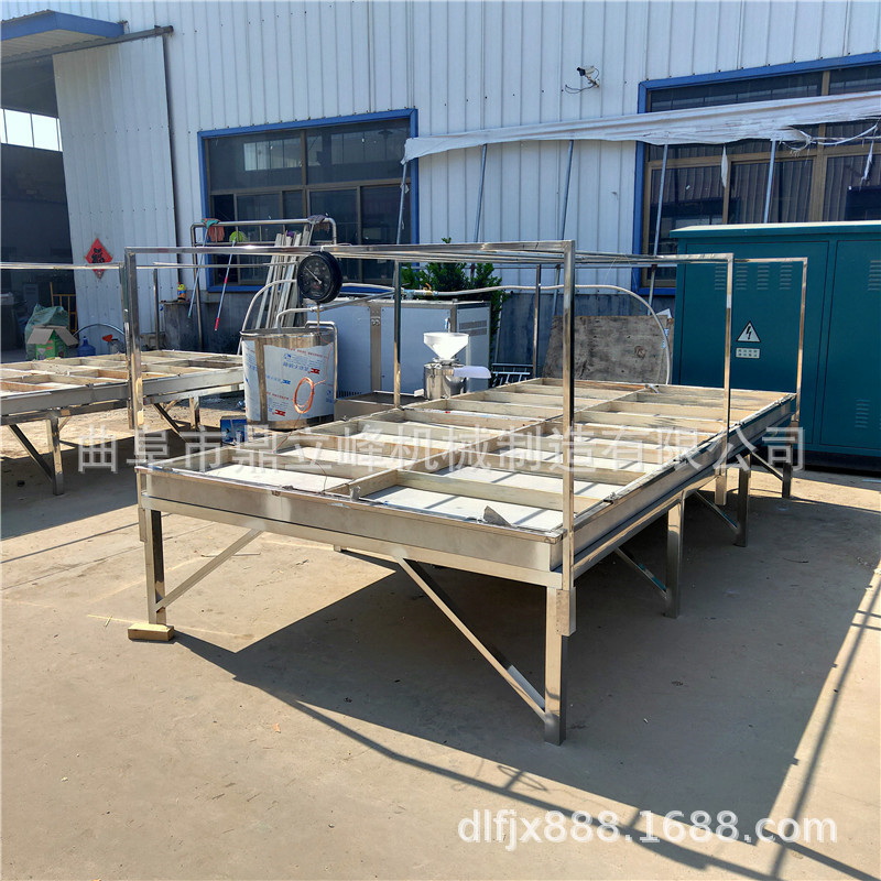 多功能不锈钢手工豆油皮机价格豆制品设备四川地区2*4米腐竹机器