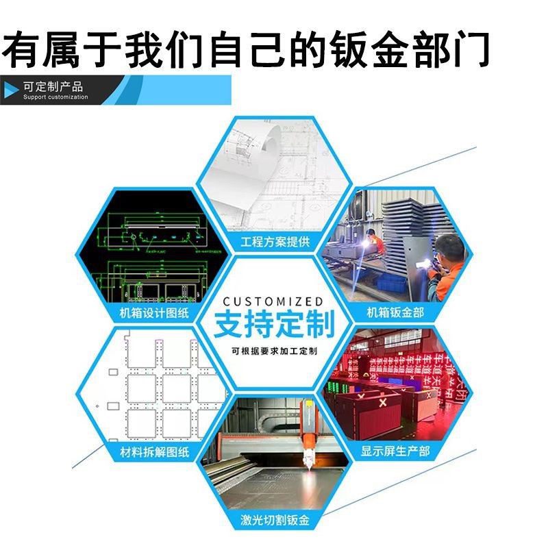 制造高清led条屏 op8交通路口车载诱导屏 户外道路施工显示屏