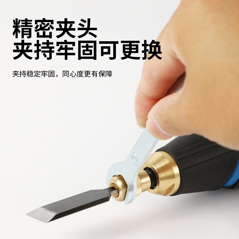 电动雕刻机套装升级版大功率凿子 木工手持锂电凿刀木匠盆景根雕