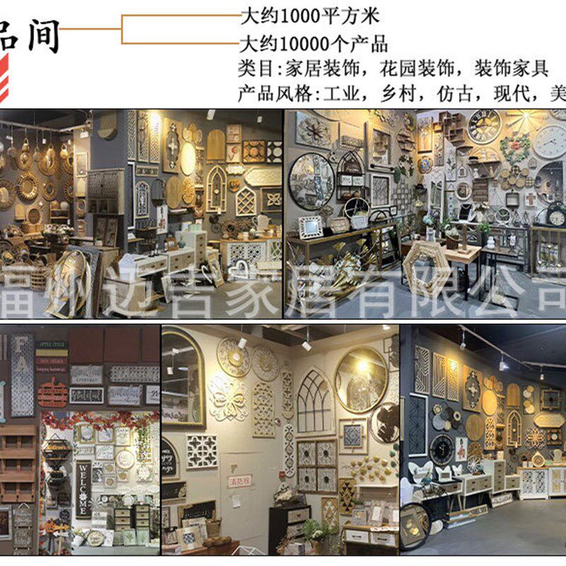 北欧金属壁挂镜卫生间圆形镜子家用简约浴室镜穿衣镜装饰镜化妆镜