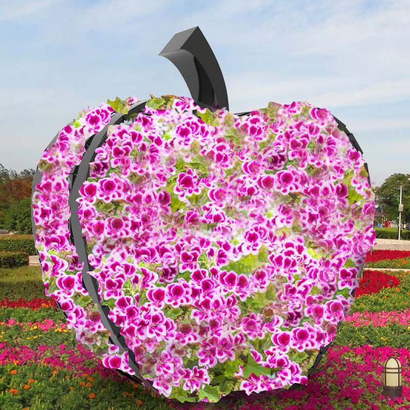 户外园林a动物造型景观花坛大型立体铁艺花架花卉骨架市政绿化花