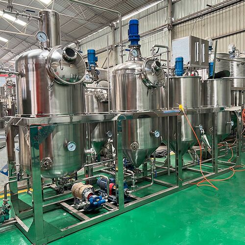 椰子油橄榄油f脱磷胶精炼设备中小型油坊用毛油精炼机植物油炼油