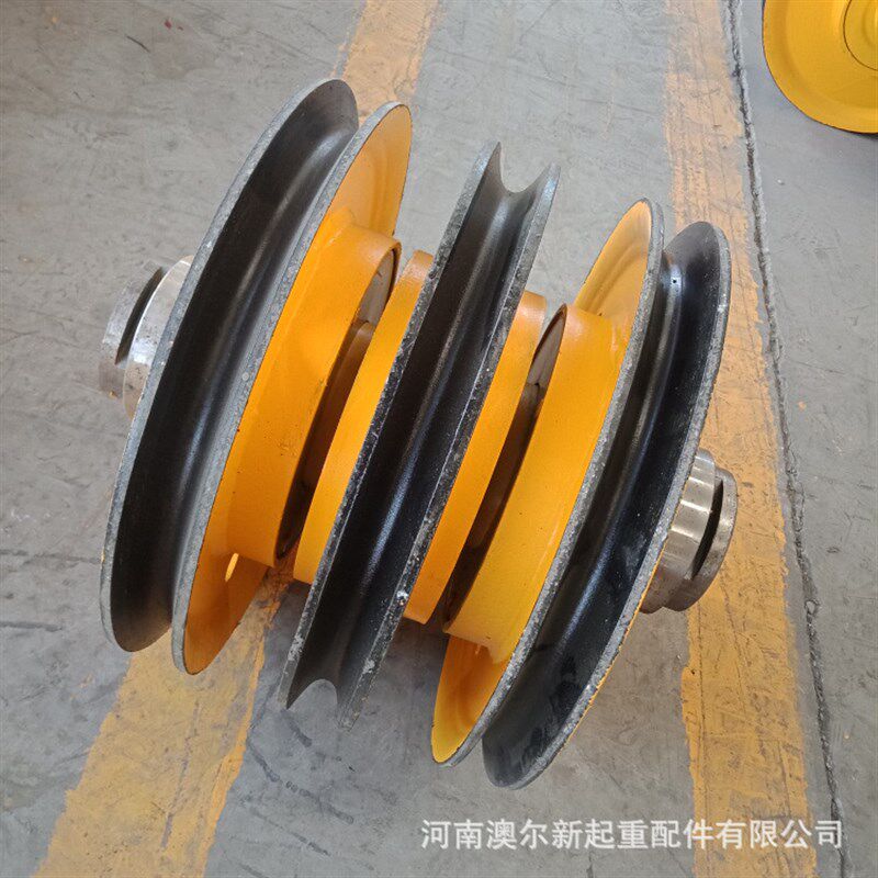 现货供应 20T双梁吊钩定滑轮组 H天车吊钩内轮片 热轧滑轮