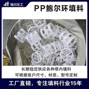 PP鲍尔环填料 50/100mm  塑料鲍尔环填料