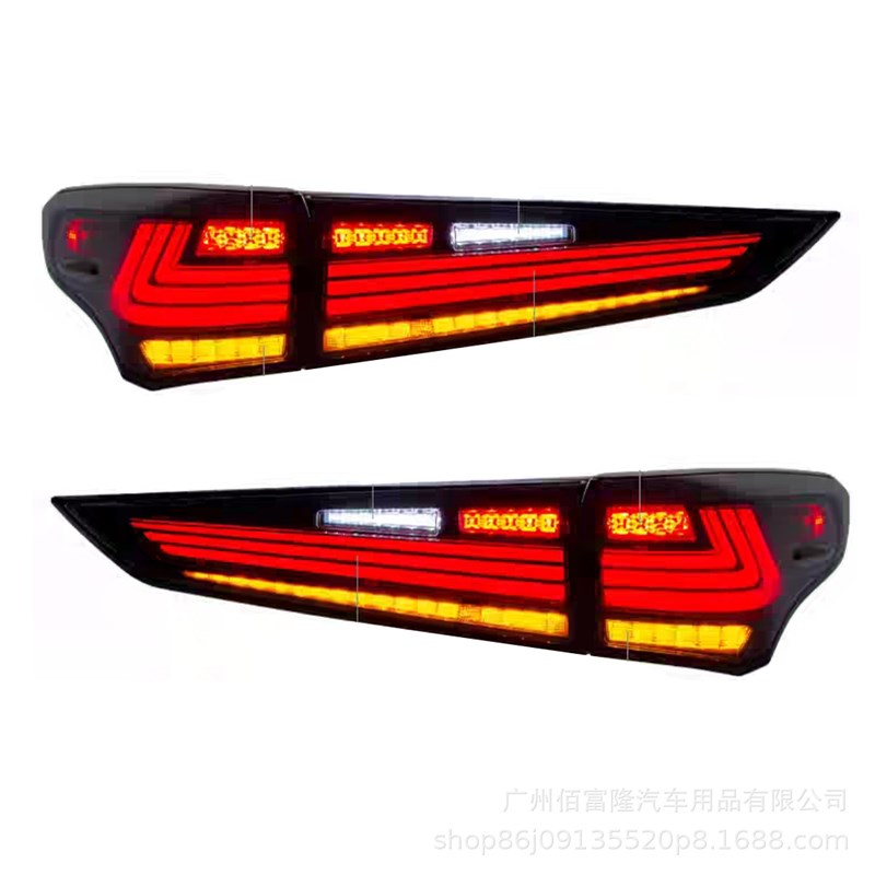 适用于丰田汉兰达尾灯总成改装led尾灯后杠灯2T2款汉兰达后尾灯
