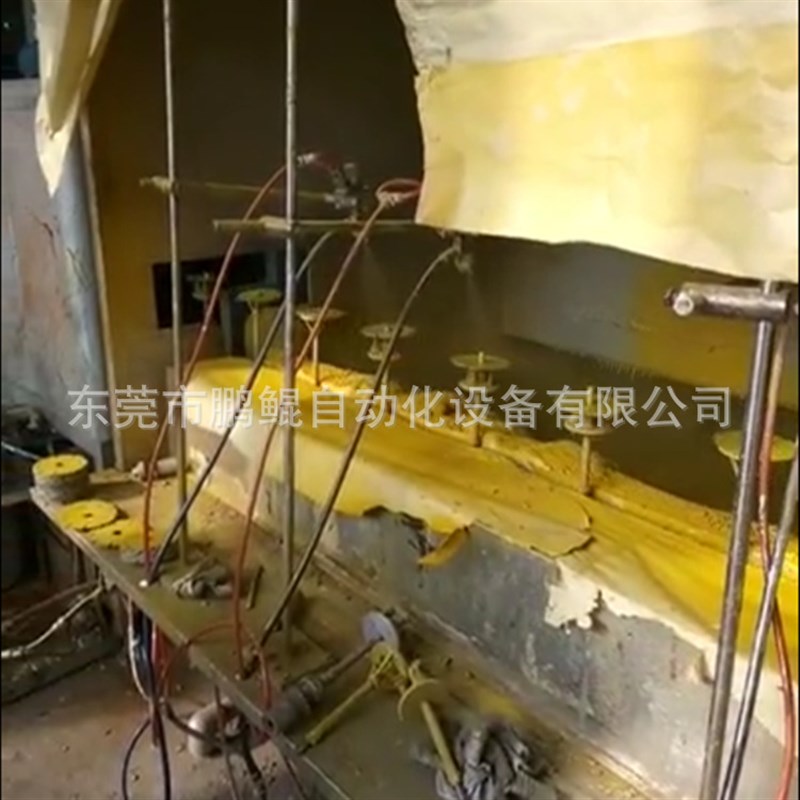 丹阳木工锯片喷i涂带烘烤设备 合金锯片全自动喷漆流水线非标定制