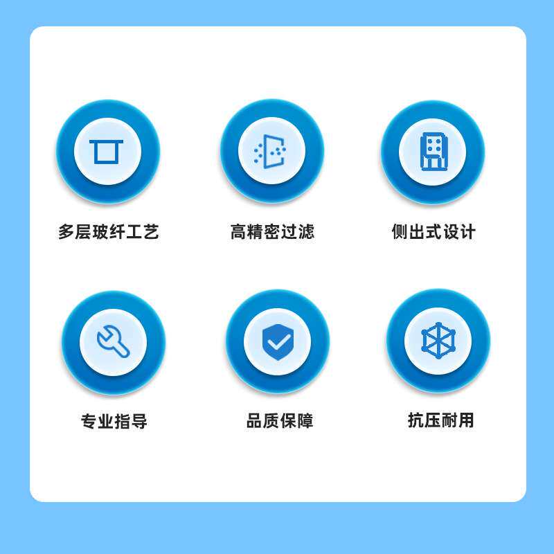 厂家侧出过滤砂缸鱼池泳池过滤系统砂缸设备泳池过滤设备侧式沙缸