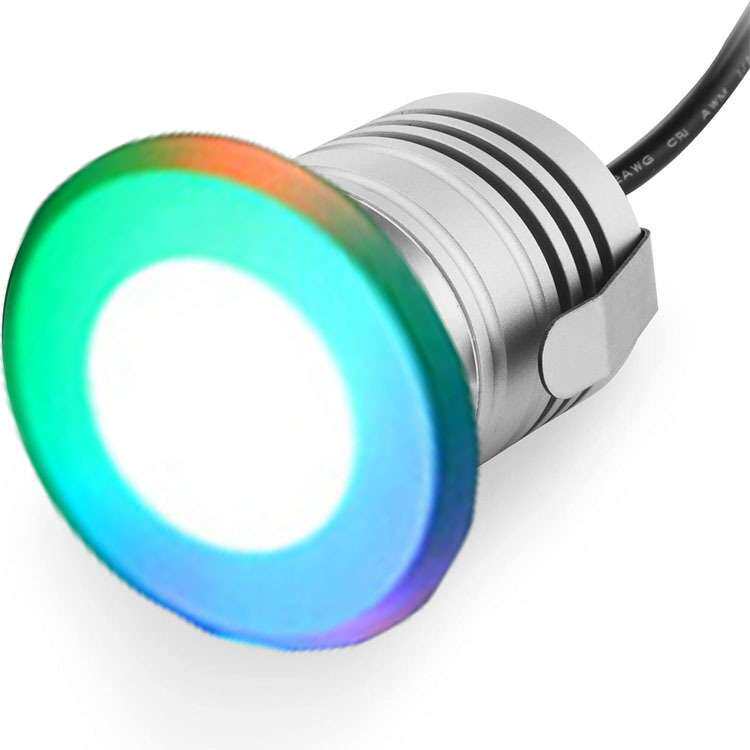 DMX512内控水底灯景观地埋灯3W水下灯七彩RGB景光灯全彩led泳池灯