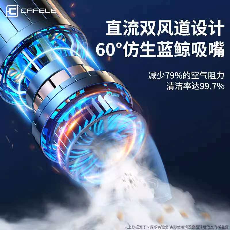 跨境热销无线车载吸尘器超强吸力大功率手持小型吸尘器车家两用