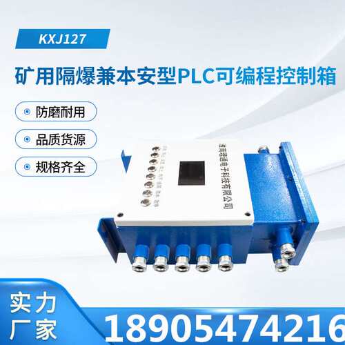 淮南理通KXJ127矿用隔爆兼本安型PLC可编程控制箱