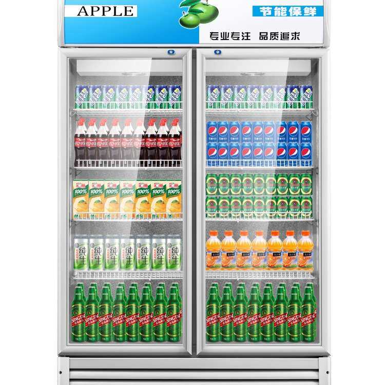 冰柜冷藏展示柜超市冰箱饮料柜立式商用啤酒单双门保鲜柜立式冰柜