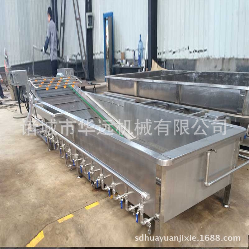 不锈钢大型果蔬清洗流水线