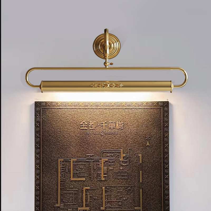 设计师款全铜照画壁灯酒店创意镜前壁灯招牌门牌店铺画廊挂画灯