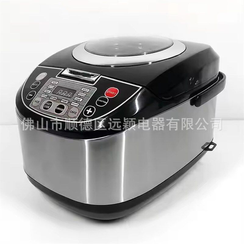 出口外贸5L可h视视窗饭煲多功能电饭锅智能煮饭煲适方煲不锈钢