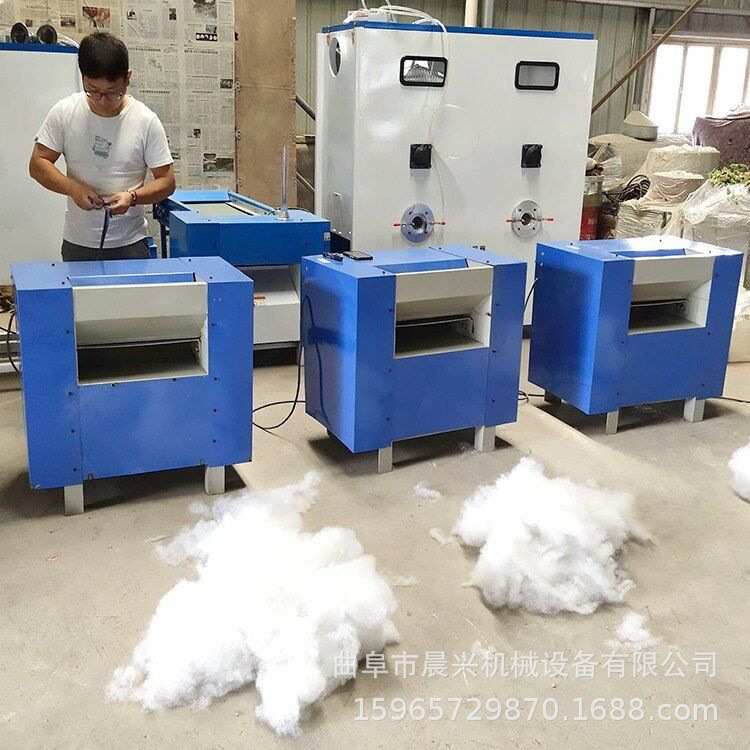 公仔棉开松机枕头枕芯小型充棉机 毛绒玩具枕冲棉机