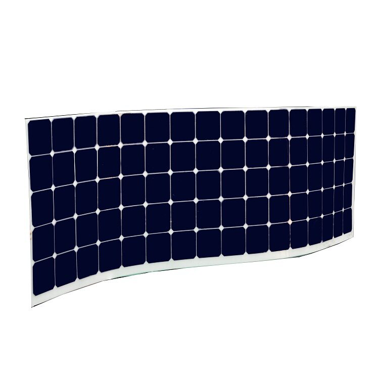 厂家批发sunpower340W半柔性太阳能电池板可弯曲房车游艇专用