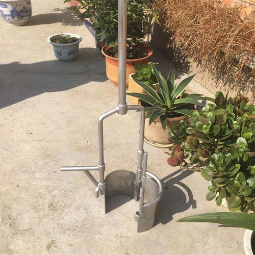 供应不锈钢移苗器 起苗挖苗2合1移栽器 开合式树木园林工具