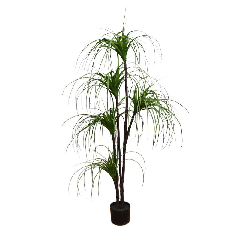 仿真龙血铁软装造景盆栽龙血树植物橱窗家居落地摆W件绿植龙须铁