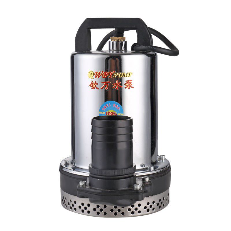 上海钦万小型高扬程直流潜水泵12v24伏电瓶48v60v72v电动车抽水机