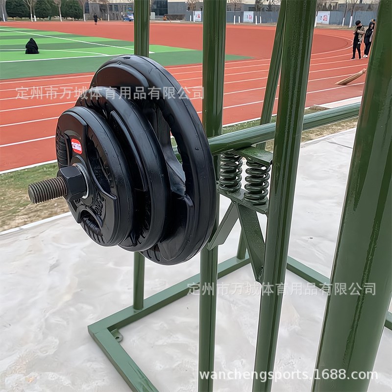 深蹲训练架杠铃举重配重户外卧推训练器材小区P公园健身深蹲训练