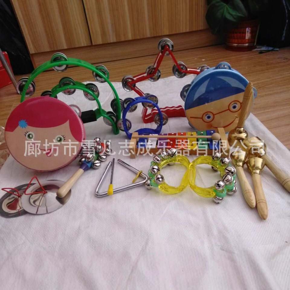 奥尔夫乐器玩具组合12件儿童打击乐器套装教具音乐早教玩具