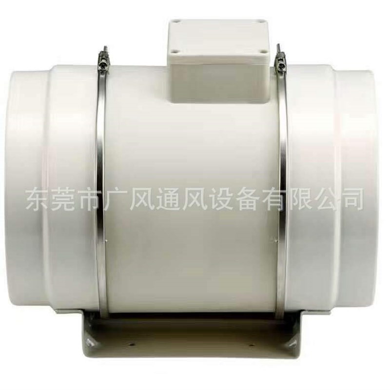 管道式抽风换器扇 m管道斜流增压风机内转子管道式换器扇排烟风机