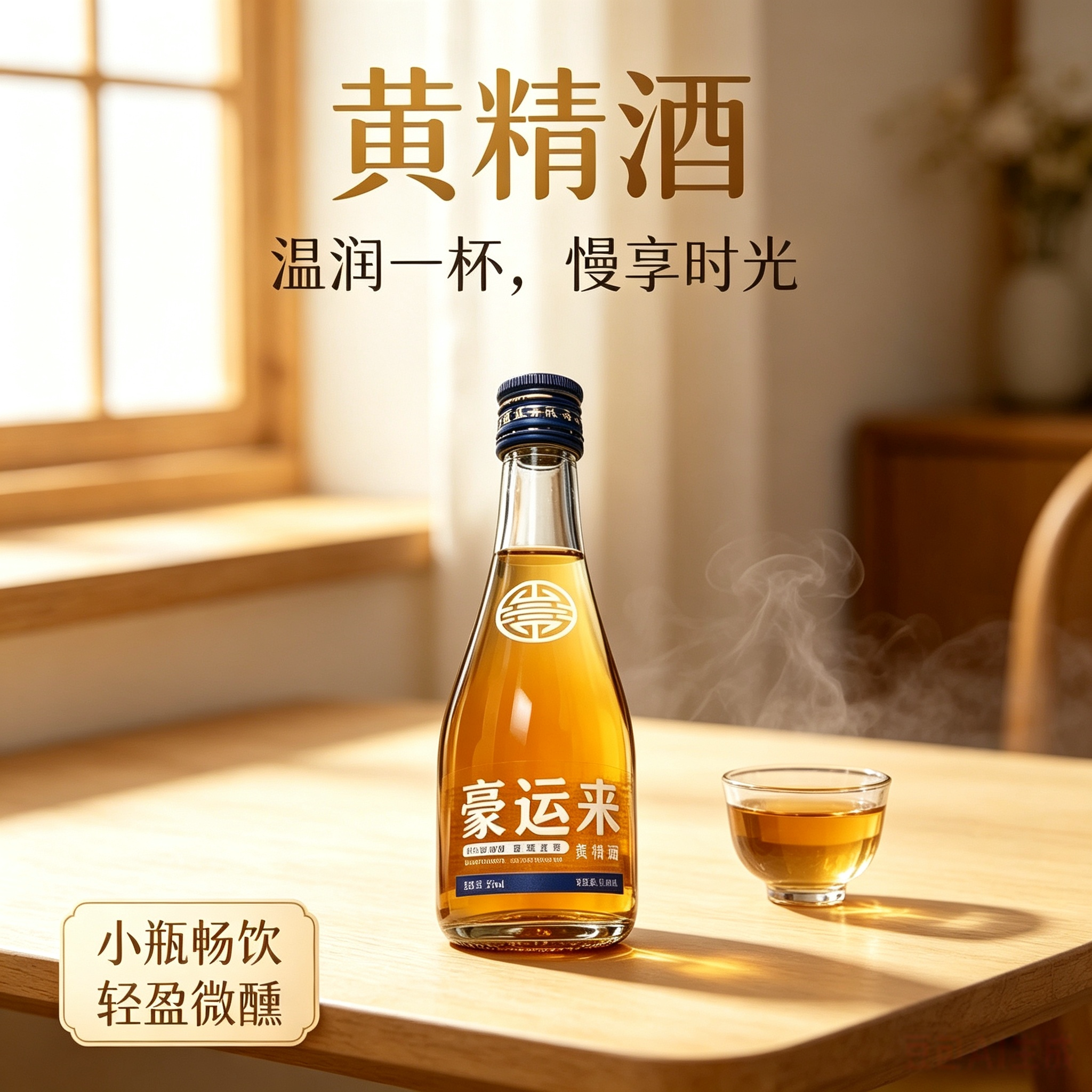 德意豪运来黄精酒125ml零糖38度零添加6瓶整箱送礼自饮庆生聚会图片