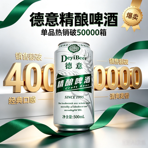 德意精酿全麦白啤青岛