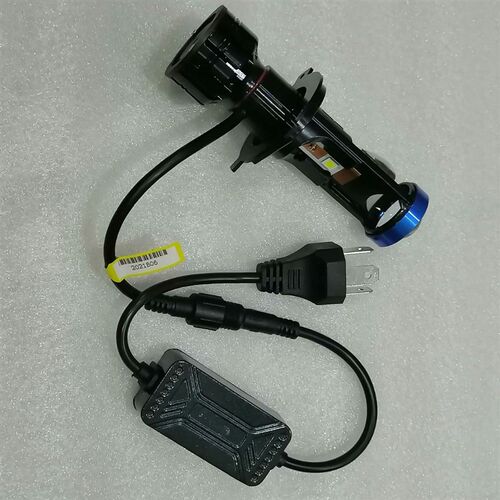 H4迷你双光透镜氙气灯LED车灯55W projector lens luces de LED