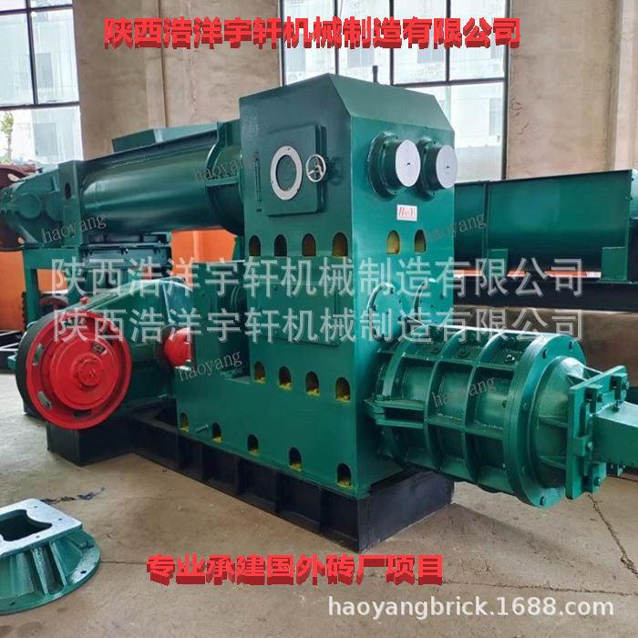 全自动真空挤出机 高产量双极真空挤出制砖设备 砖瓦两用挤出机器
