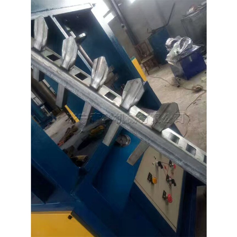 钢木货架冲孔f冲弧机 不锈钢楼梯扶手护栏安装绞口机 钢管冲孔机