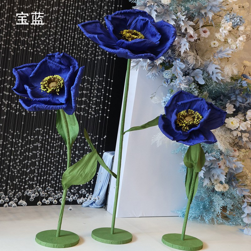新款婚庆纸艺花小仙女花手工纸花橱窗装饰道具成品V布置婚礼路引