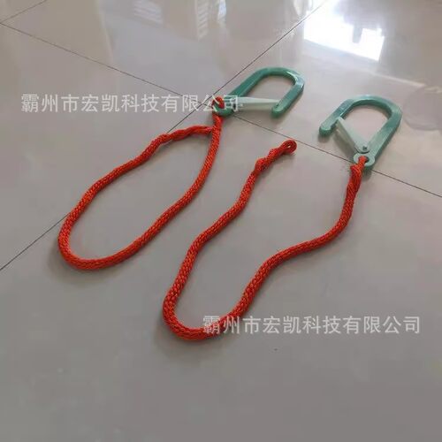 带电蚕丝旁路吊绳电力施工防坠吊绳防潮绝缘线夹电缆防坠绳提线器