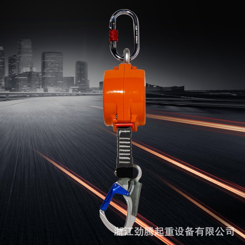 防坠器速差工业6m人体缓降塔吊自锁高空作业安全防护防坠器防坠落