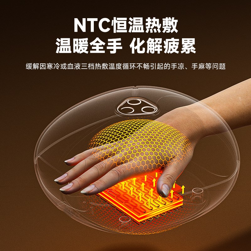 多功能手部d按摩器手指关节穴位电动理疗气囊热敷揉捏美手掌按摩