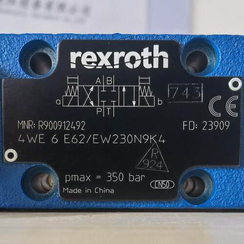 R900912492  4WE6E62/EW230N9K4 # Rexroth//力士乐
