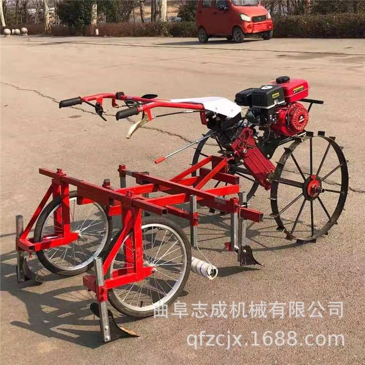 农用自走式地膜机 汽油手扶式土豆覆膜机 红薯地膜覆盖机