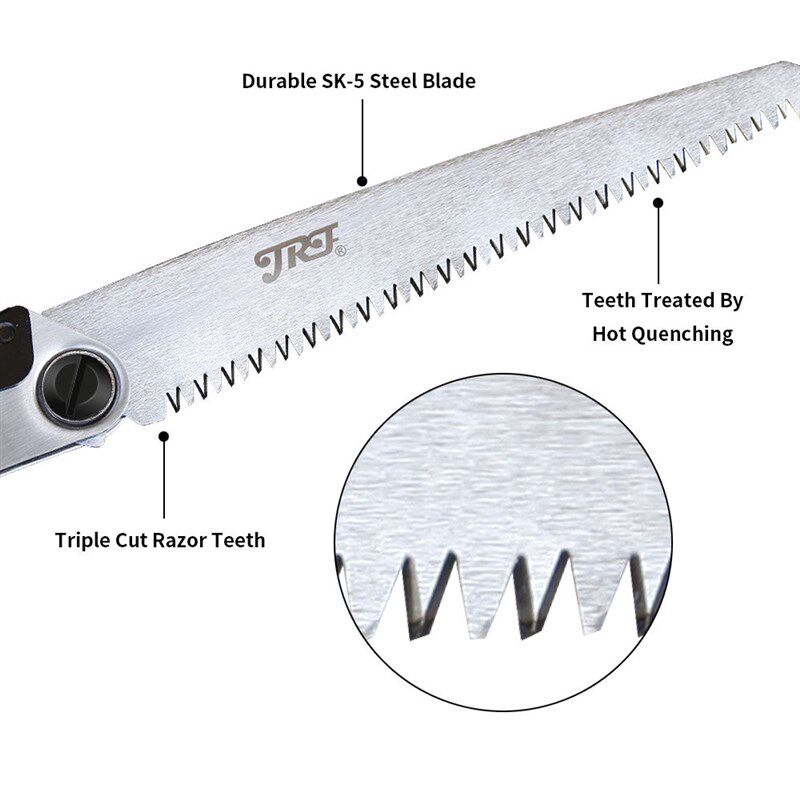 Folding Saw Heavy Duty Extra Long 9 Inch Blade Pruning Saw