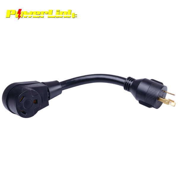 L09 美规房车发电机转换线3芯 10线规 30A 转30A 125V 30A