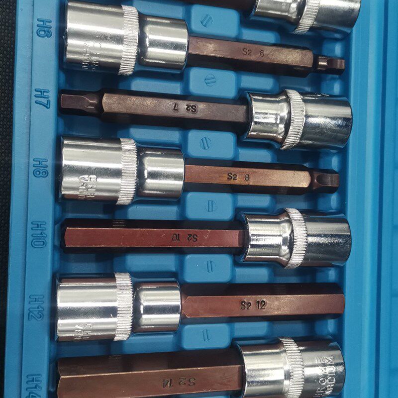 电板手大飞接口六棱旋具头H467812417压配内六角批头10cm55mm套装