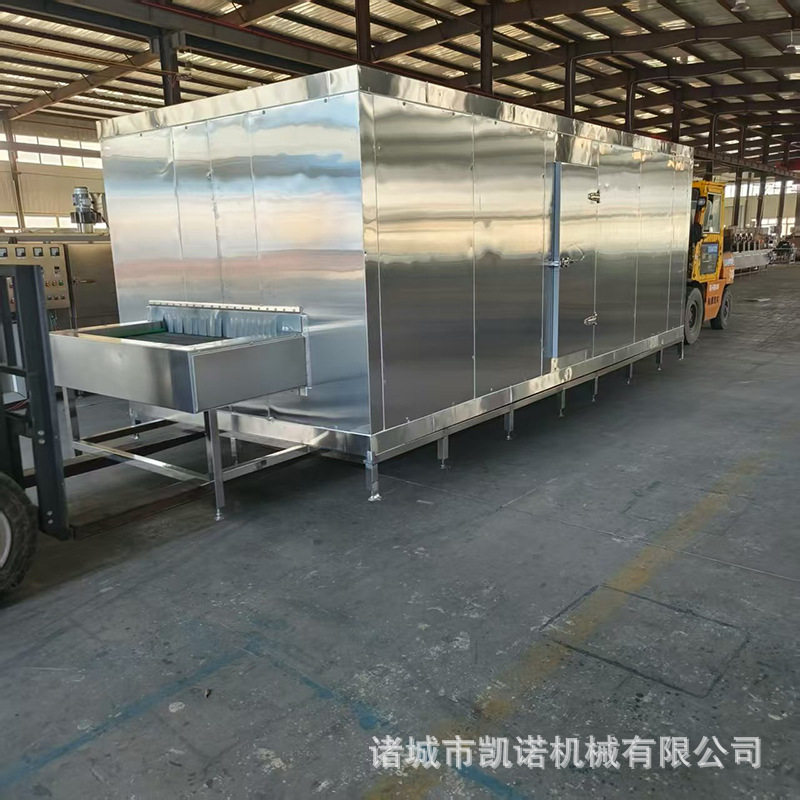 果蔬带式速冻机 500kg商用面食水果速冻设备 薯条汉堡快速冷冻机