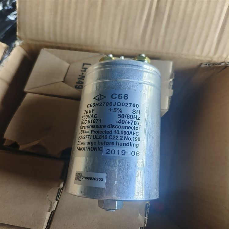 FARATRONICC66H2706JQ0270070UF500VACC66法拉薄膜电容器