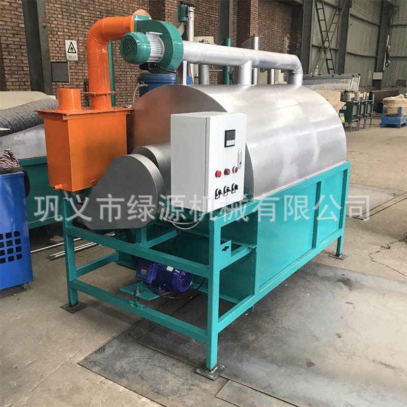 自动控温滚筒炒料机 榨油用大型多功能K炒锅 电加热自动炒籽机