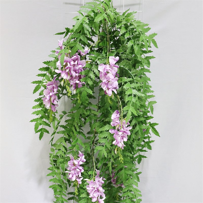 仿真假藤条12头豆花大壁挂 婚庆装饰仿真植物墙装饰藤蔓 绿植藤条