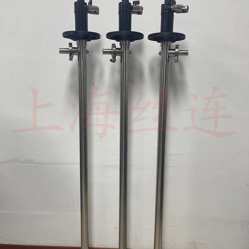 HD-A1+SS304-1000丝连气动油桶泵化工抽液泵防爆气动不锈钢插桶泵