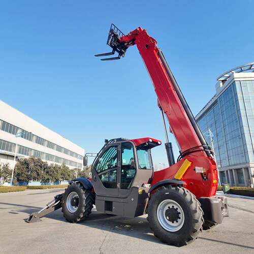 厂家4018伸缩臂叉装车四驱越野伸缩叉装机建筑工程石材吊装